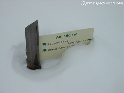 Image de neige à Samoens